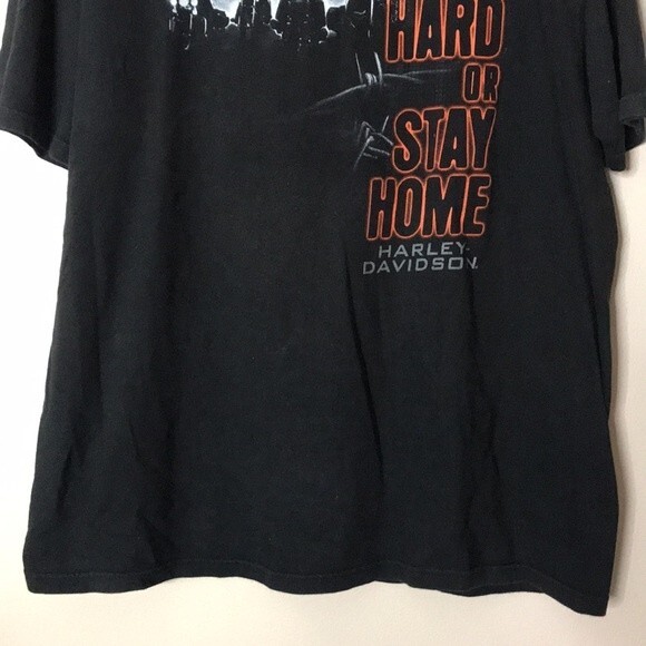 Harley Davidson St Augustine ride hard or stay home T-shirt size XL 2009 - Picture 3 of 12